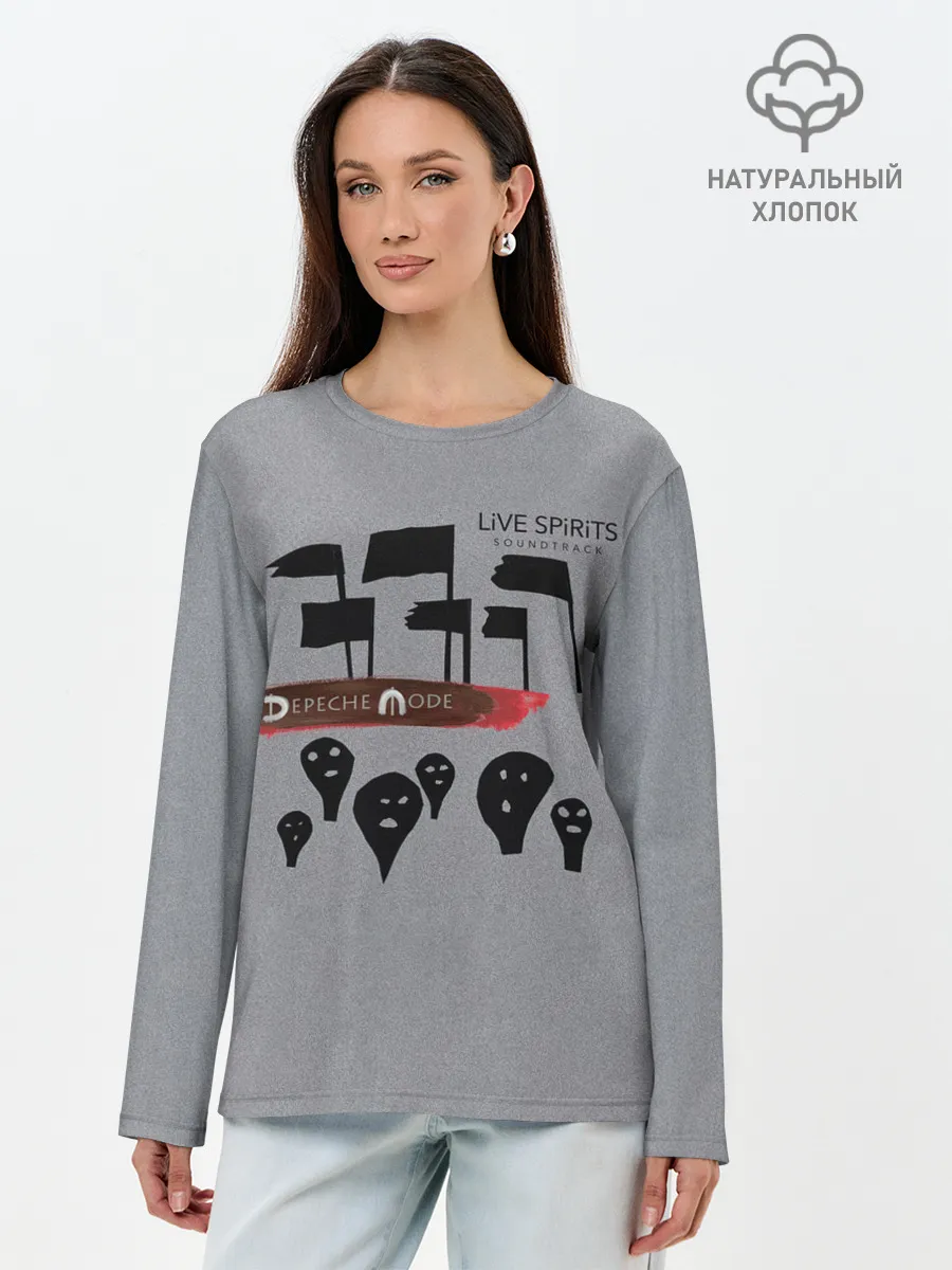 Лонгслив женский. Хлопок / LiVE SPiRiTS SOUNDTRACK - Depeche Mode