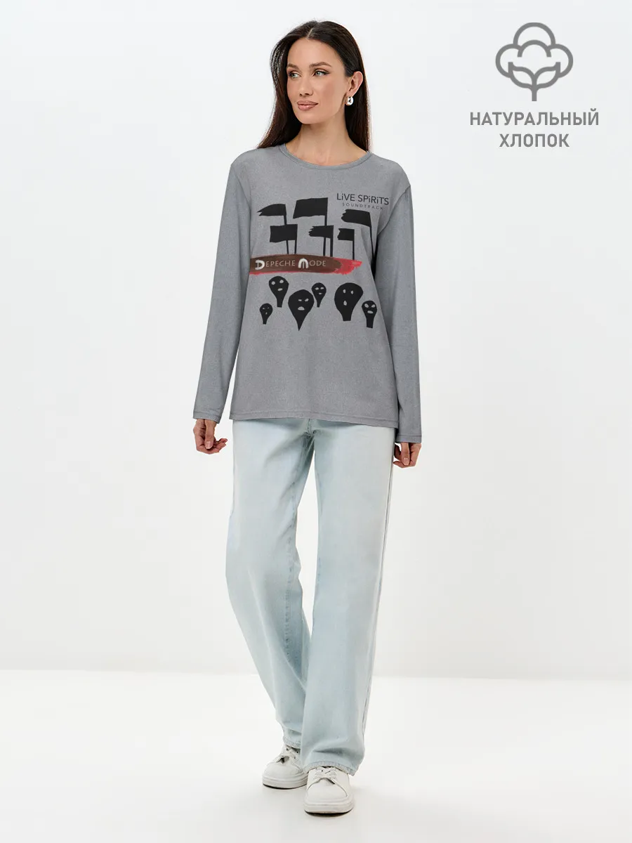 Лонгслив женский. Хлопок / LiVE SPiRiTS SOUNDTRACK - Depeche Mode