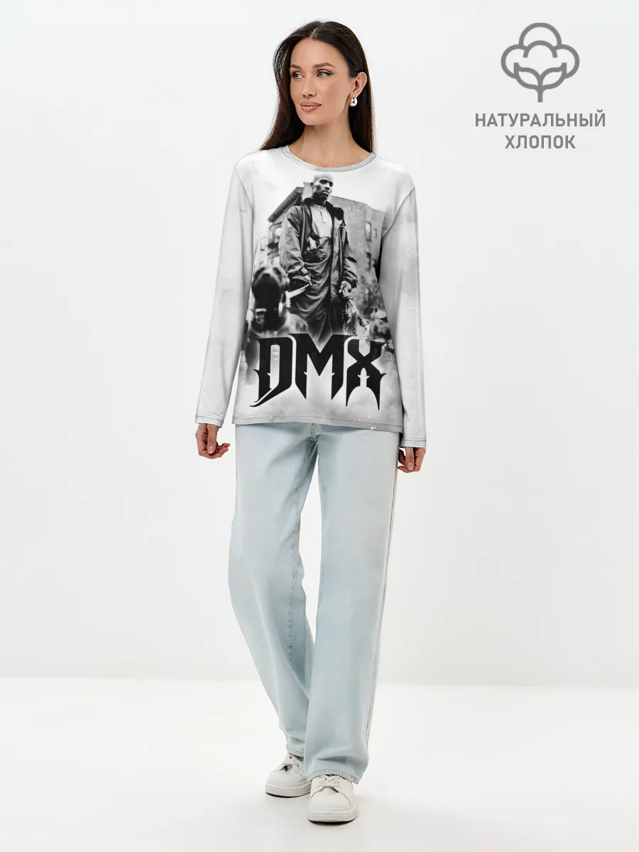 Лонгслив женский. Хлопок / DMX