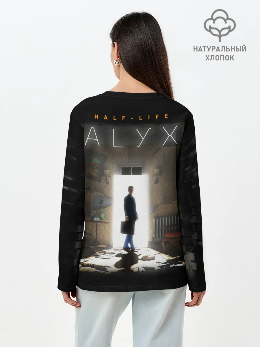 Лонгслив женский. Хлопок / Gman