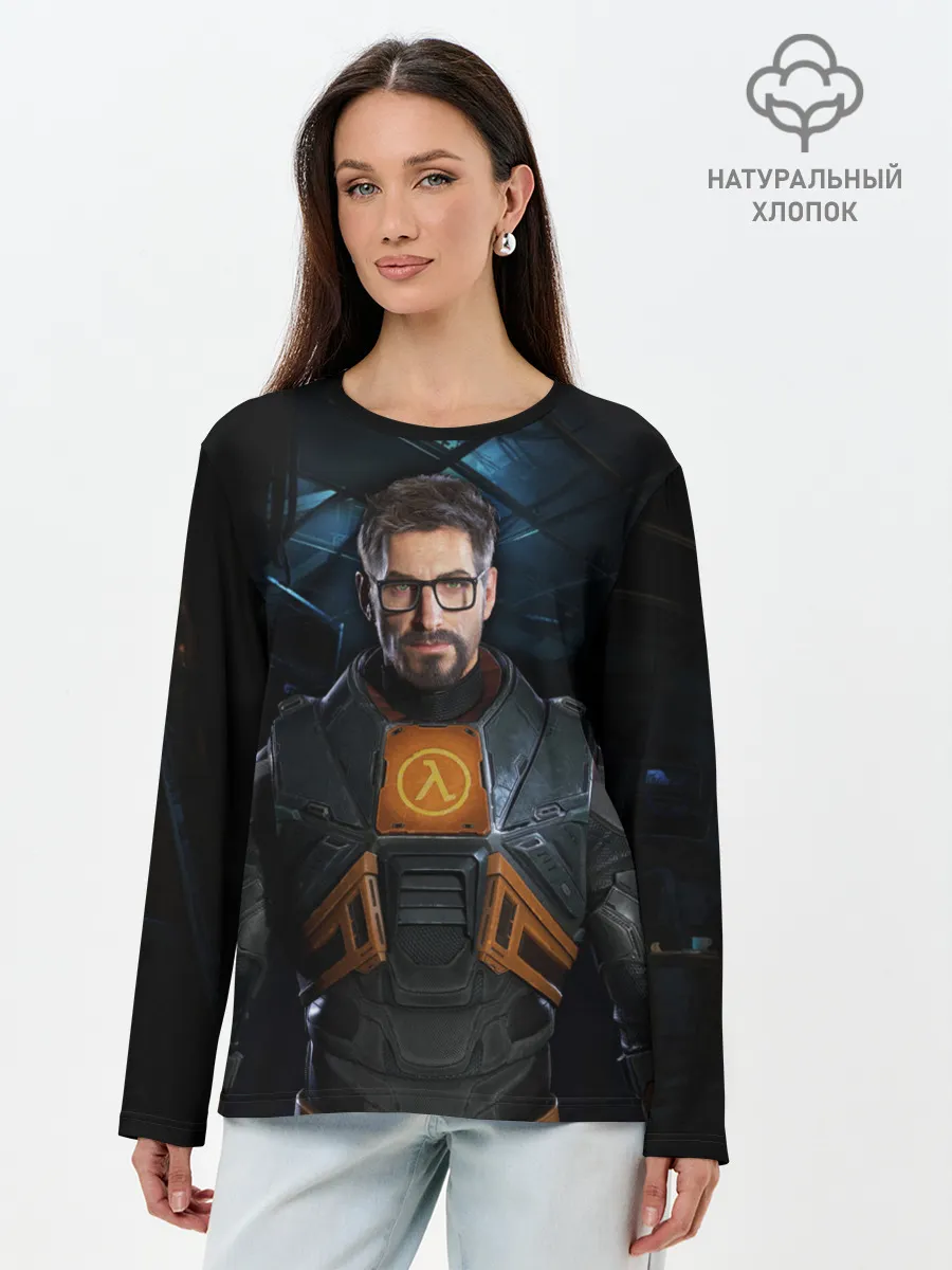 Лонгслив женский. Хлопок / HL Alyx