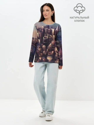 Лонгслив женский. Хлопок / Sonic Highways - Foo Fighters