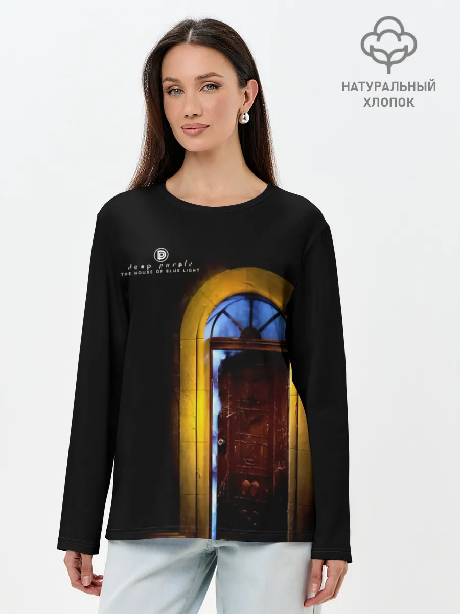 Лонгслив женский. Хлопок / The House of Blue Light - Deep Purple