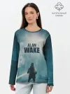 Лонгслив женский. Хлопок / Алан Уэйк арт