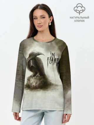 Лонгслив женский. Хлопок / Sounds of a Playground Fading - In Flames