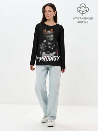 Лонгслив женский. Хлопок / THE PRODIGY FLINT