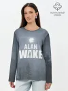 Лонгслив женский. Хлопок / Алан Уэйк: Полнолуние