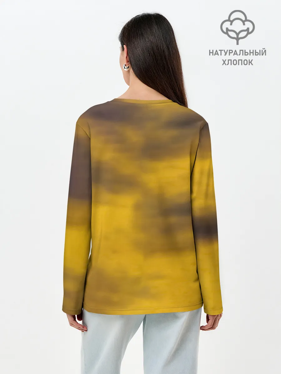 Лонгслив женский. Хлопок / Black-Ash Inheritance - In Flames