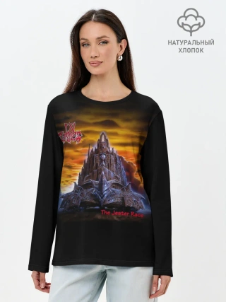 Лонгслив женский. Хлопок / The Jester Race - In Flames