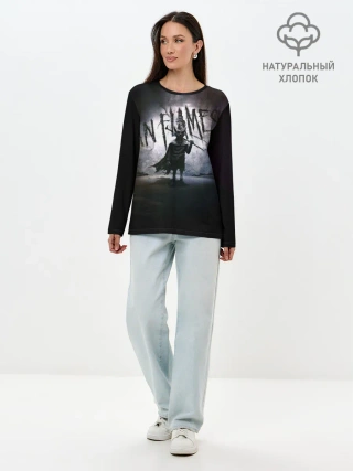 Лонгслив женский. Хлопок / I, the Mask - In Flames