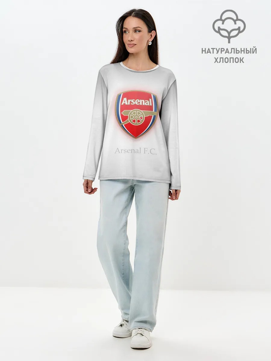 Лонгслив женский. Хлопок / F.C. Arsenal