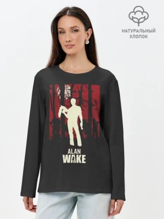 Лонгслив женский. Хлопок / ALAN WAKE REOLADED