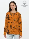Лонгслив женский. Хлопок / Spooky Halloween BT21 | BTS