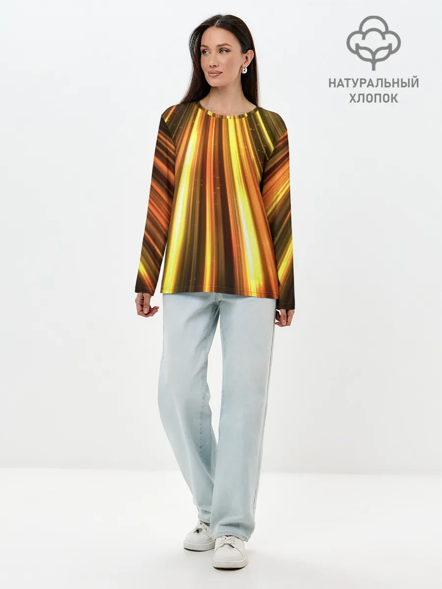 Лонгслив женский. Хлопок / Vzlet