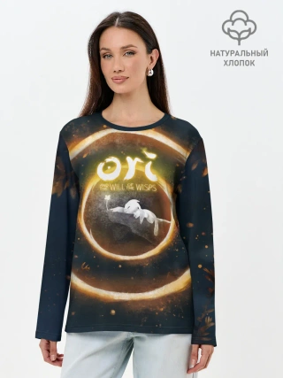 Лонгслив женский. Хлопок / Ori and Flower