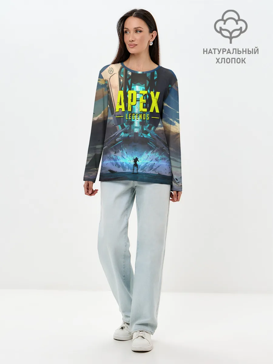 Лонгслив женский. Хлопок / APEX Legends boom