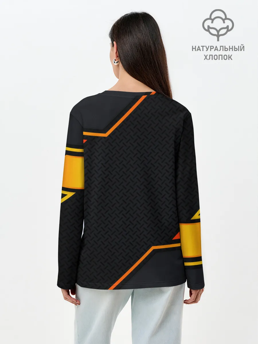 Лонгслив женский. Хлопок / Skoda Gold | Шкода