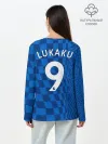 Лонгслив женский. Хлопок / Лукаку Челси форма 2021/2022