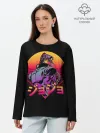 Лонгслив женский. Хлопок / Ретровейв Джотаро