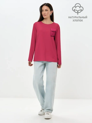 Лонгслив женский. Хлопок / Испытание игрой