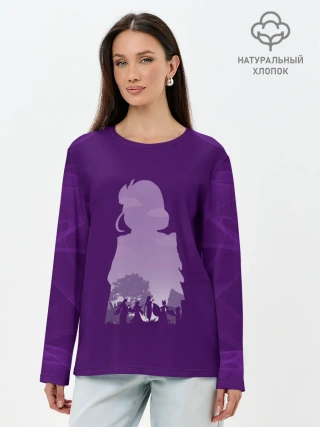 Лонгслив женский. Хлопок / БААЛ | ЭИ | ГЕНШИН