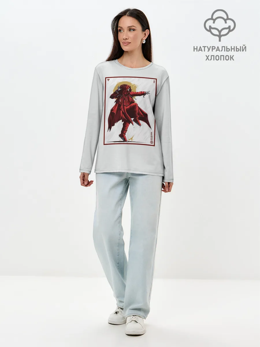 Лонгслив женский. Хлопок / SLIPKNOT | Sid Wilson