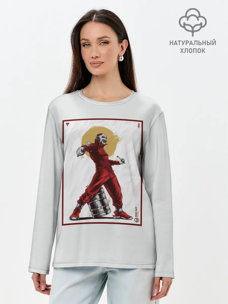 Лонгслив женский. Хлопок / SLIPKNOT | Michael Pfaff