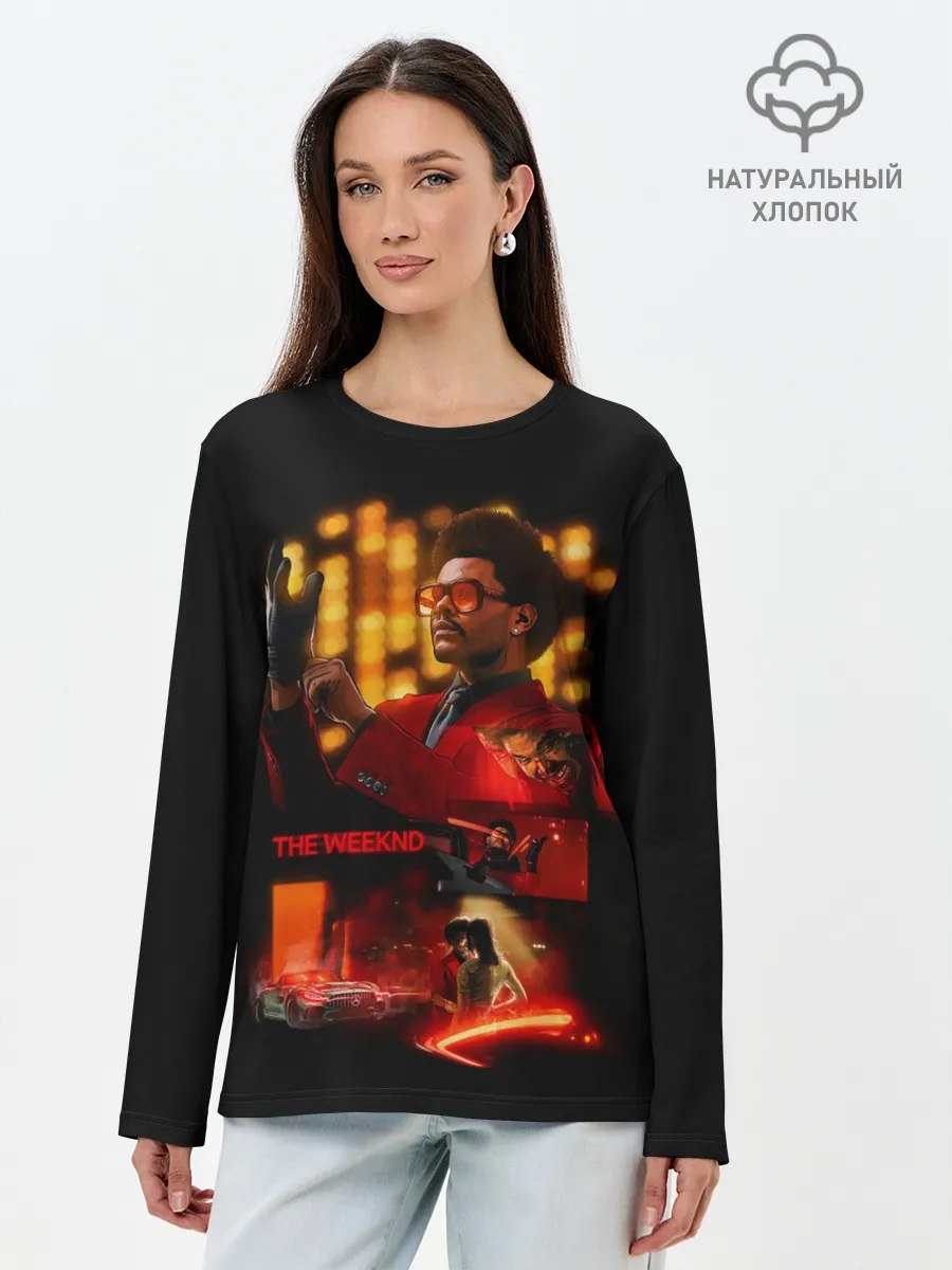 Лонгслив женский. Хлопок / Dlinding lights