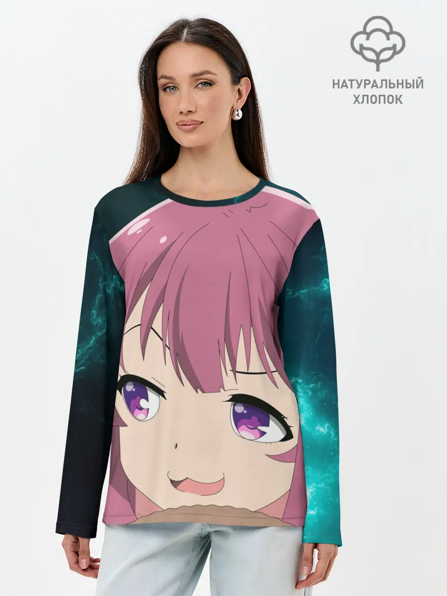 Лонгслив женский. Хлопок / Karasuma Chitose || Girlish number