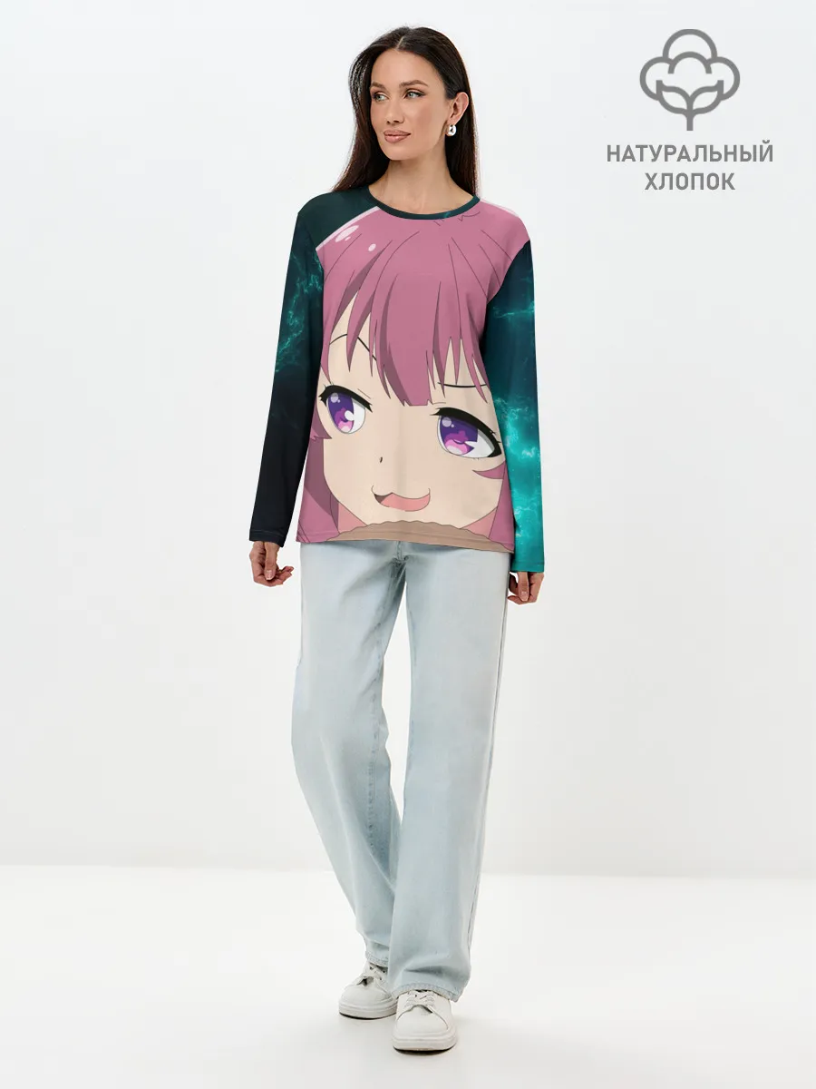 Лонгслив женский. Хлопок / Karasuma Chitose || Girlish number
