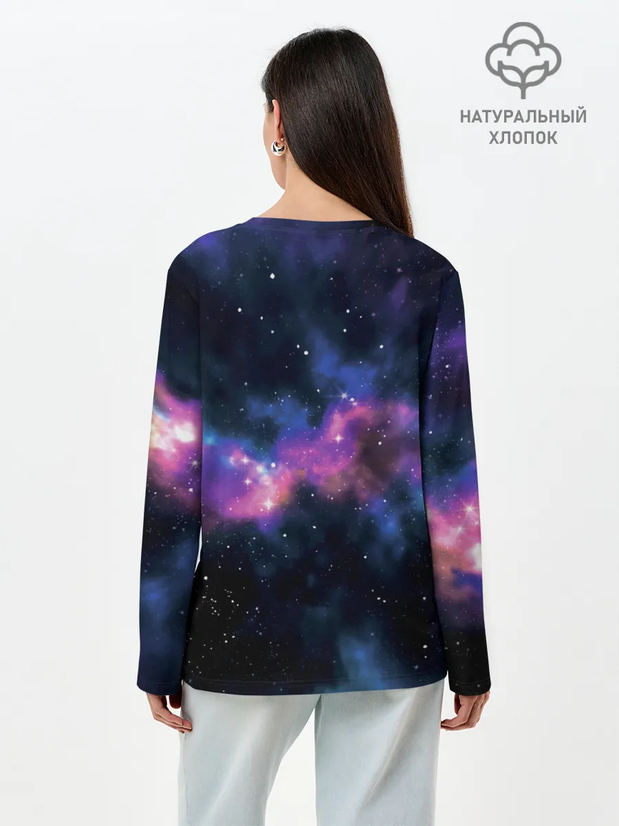 Лонгслив женский. Хлопок / Овен / Aries, Знак зодиака