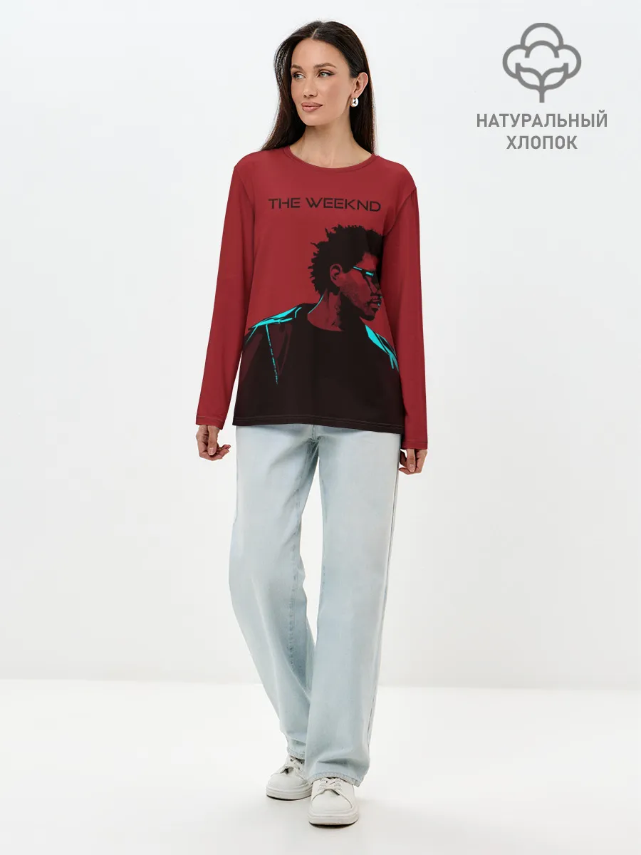 Лонгслив женский. Хлопок / The red weekend