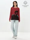 Лонгслив женский. Хлопок / The red weekend