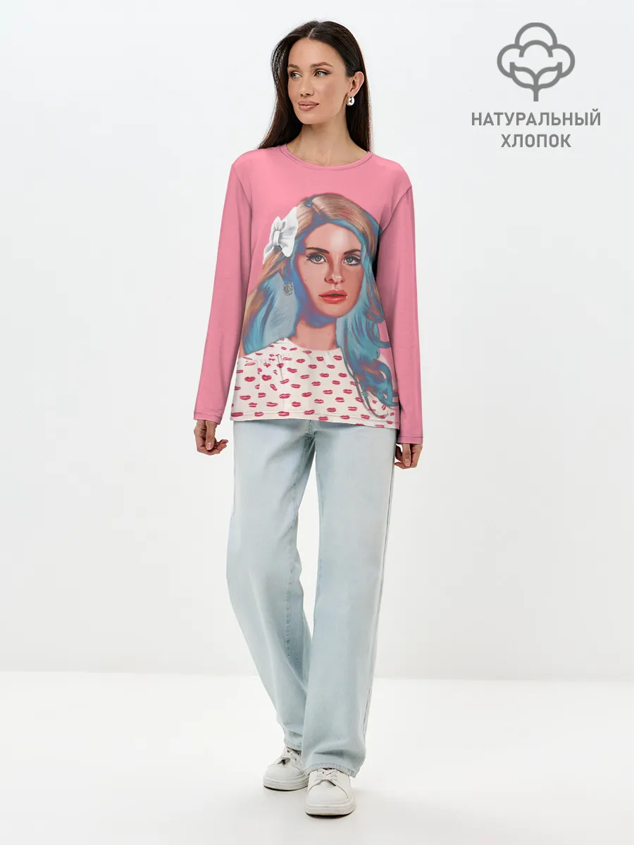 Лонгслив женский. Хлопок / Sweet Lana