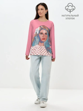 Лонгслив женский. Хлопок / Sweet Lana