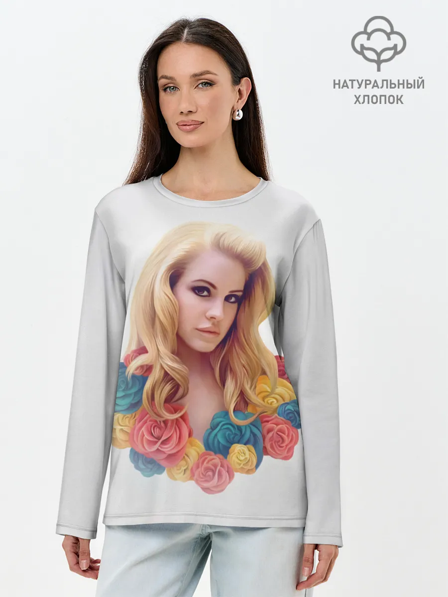 Лонгслив женский. Хлопок / Взгляд Ланы
