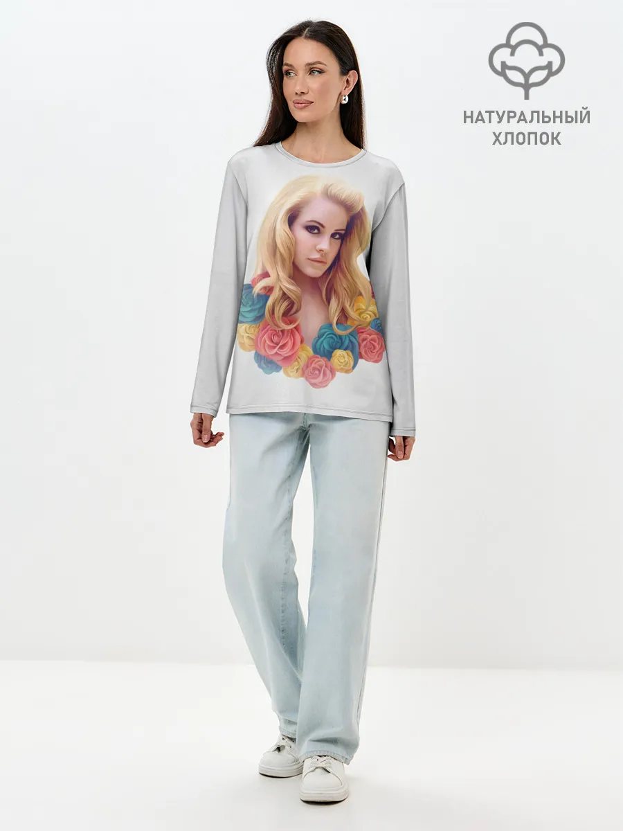 Лонгслив женский. Хлопок / Взгляд Ланы