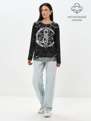 Лонгслив женский. Хлопок / Слипкнот 1995 | Rock