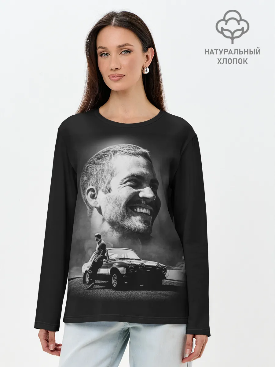 Лонгслив женский. Хлопок / Paul Walker
