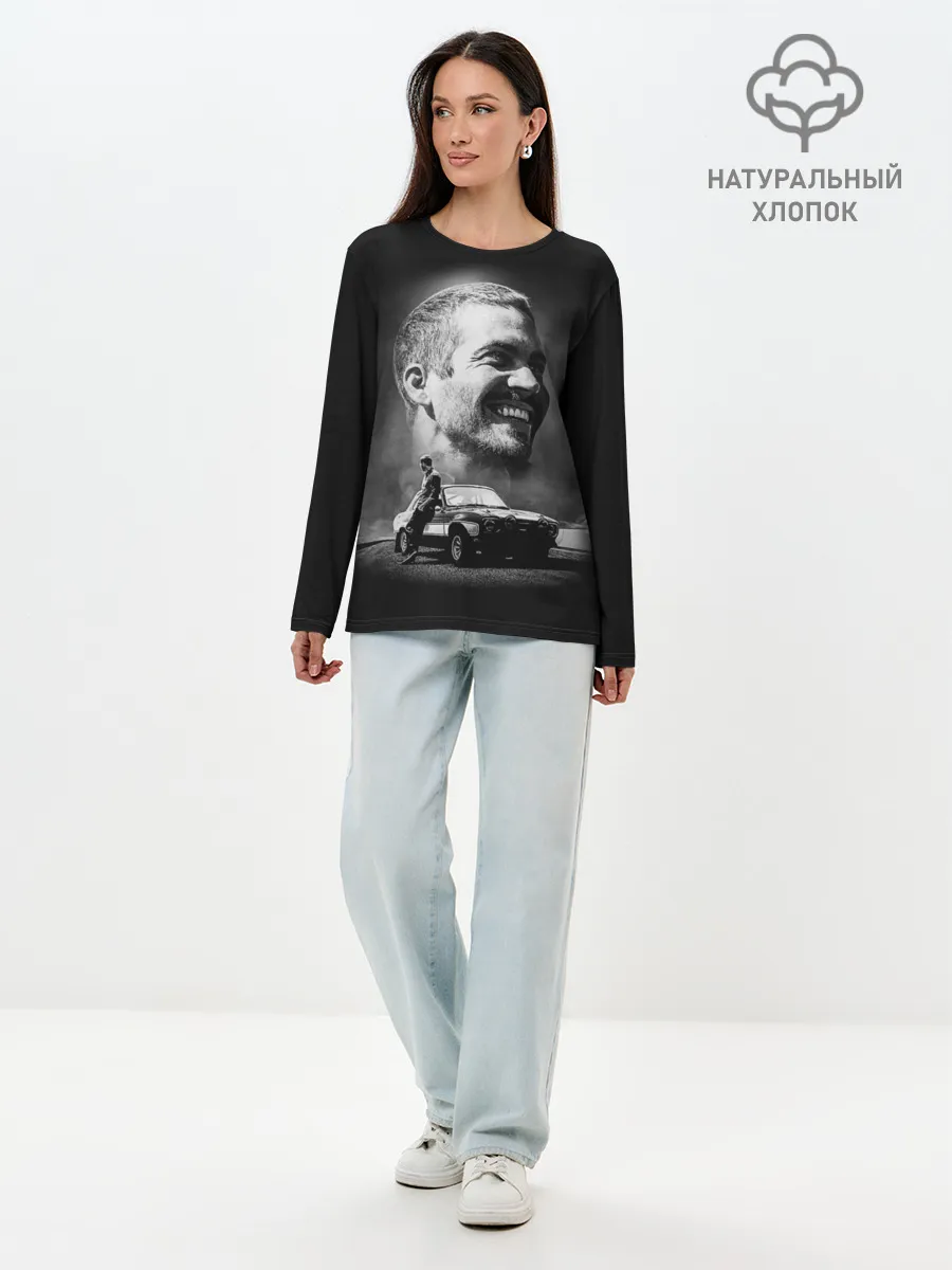 Лонгслив женский. Хлопок / Paul Walker