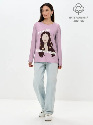 Лонгслив женский. Хлопок / National anthem