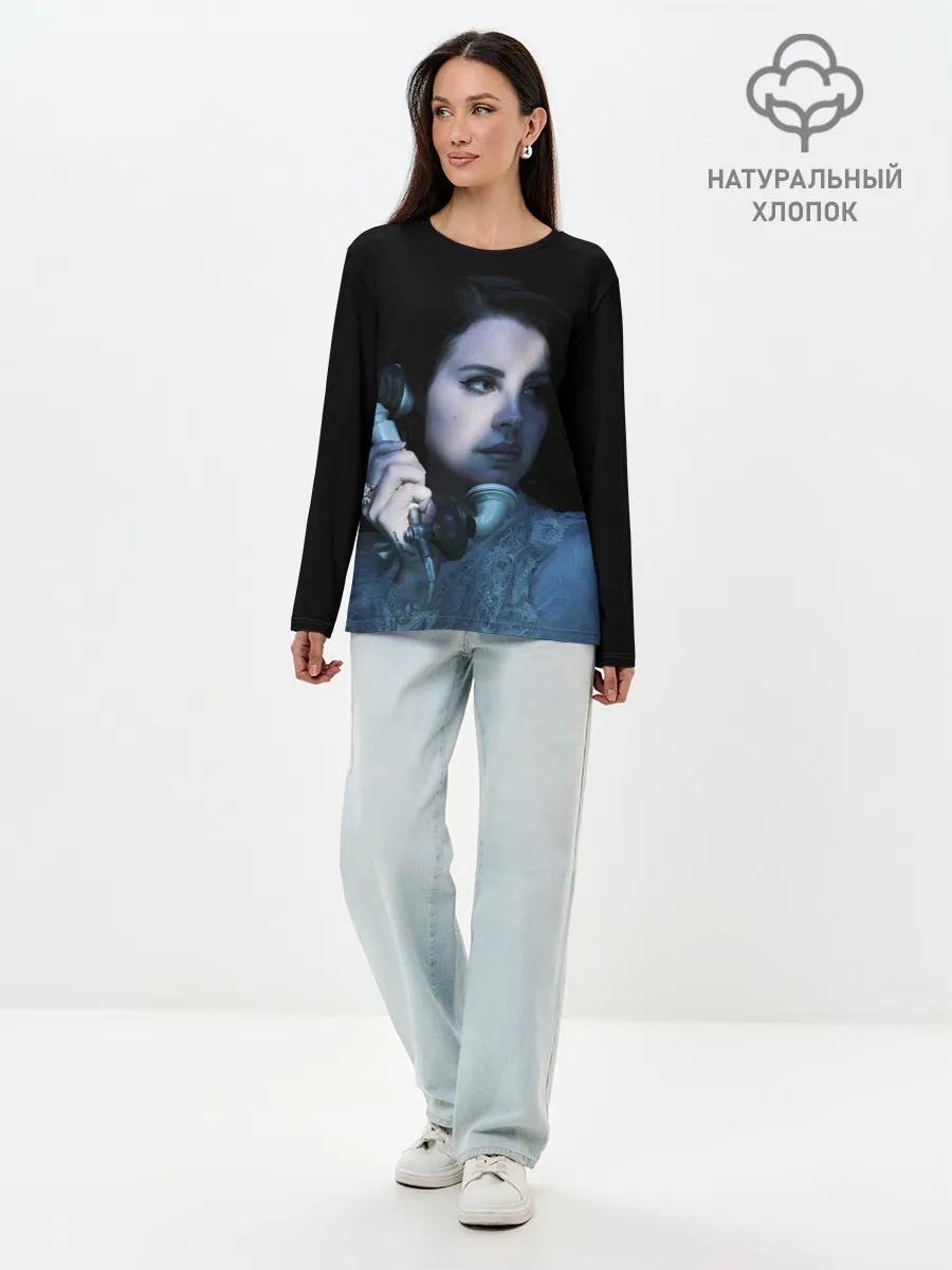 Лонгслив женский. Хлопок / Лана с телефоном