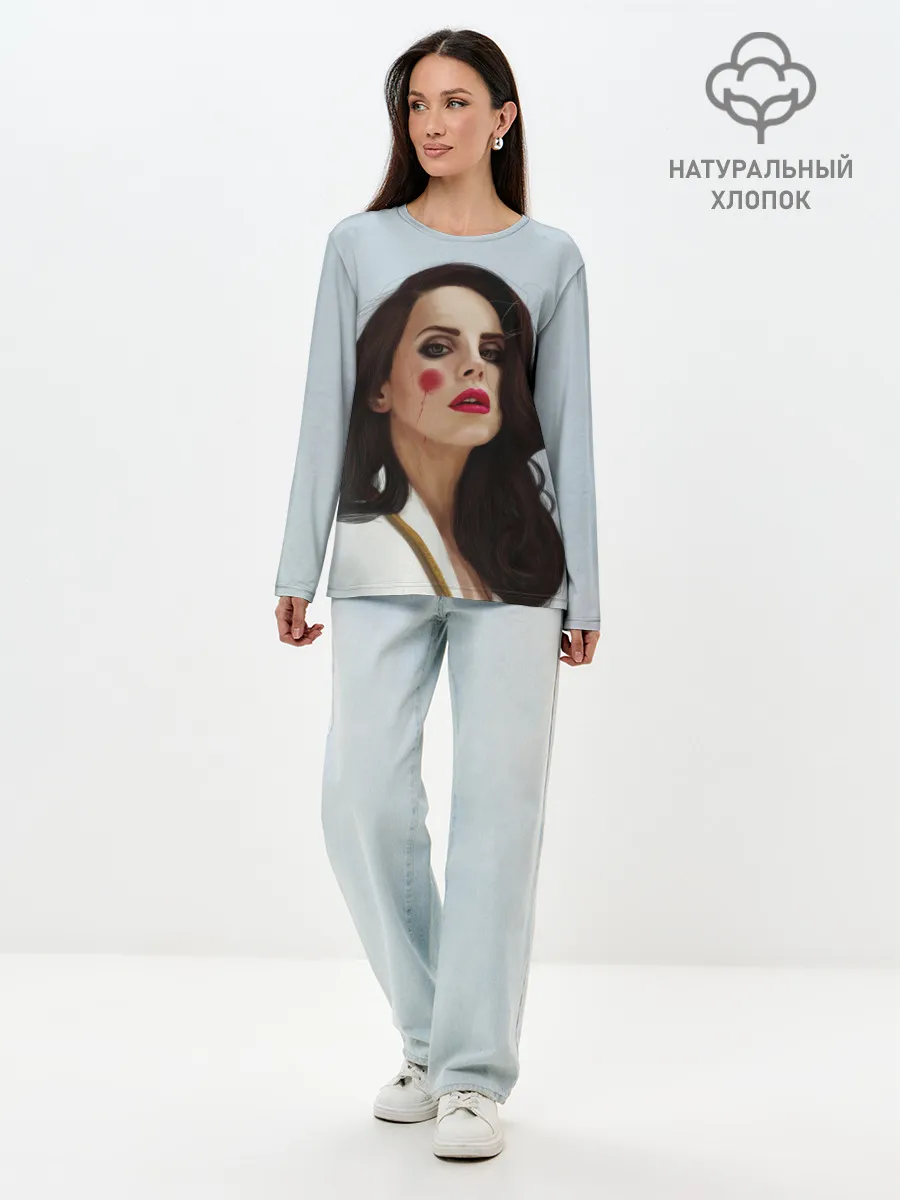 Лонгслив женский. Хлопок / Hot Lana