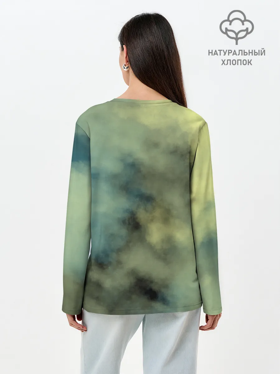 Лонгслив женский. Хлопок / Томас Острые козырьки