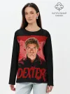 Лонгслив женский. Хлопок / Dexter Декстер портрет постер