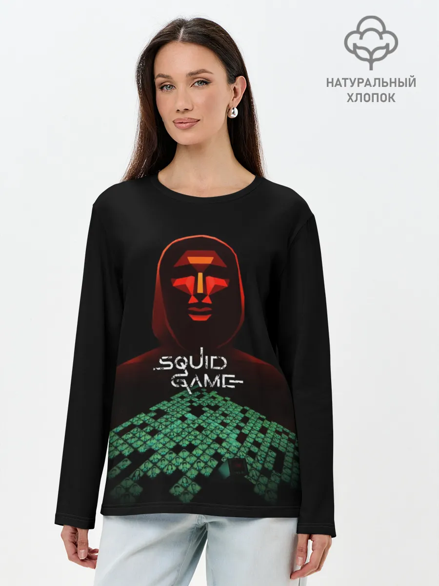 Лонгслив женский. Хлопок / Распорядитель игр