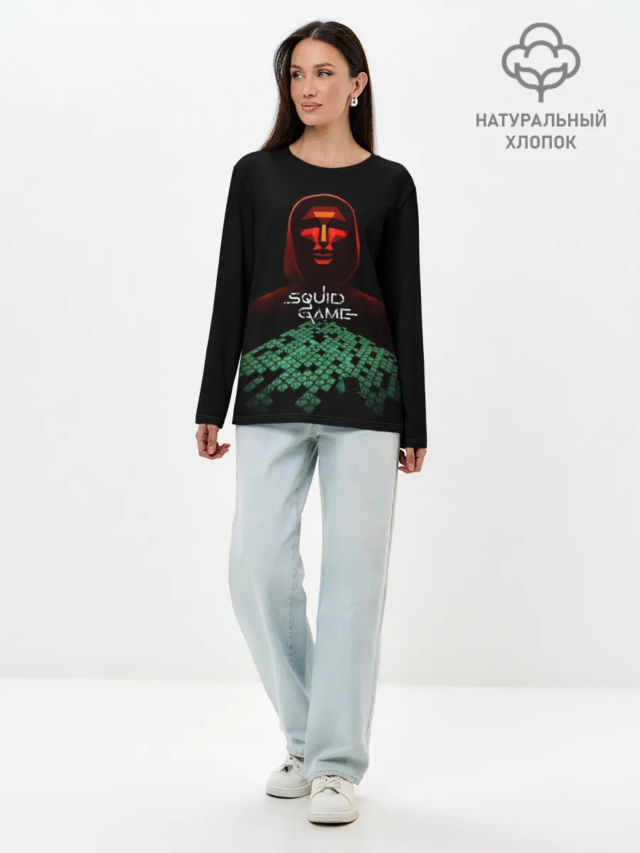 Лонгслив женский. Хлопок / Распорядитель игр