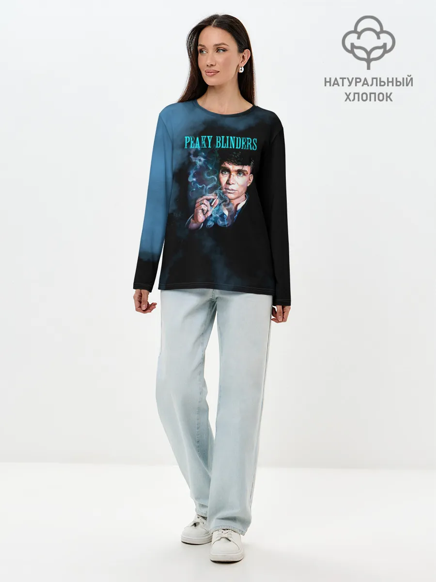 Лонгслив женский. Хлопок / Томас Шелби - Острые козырьки