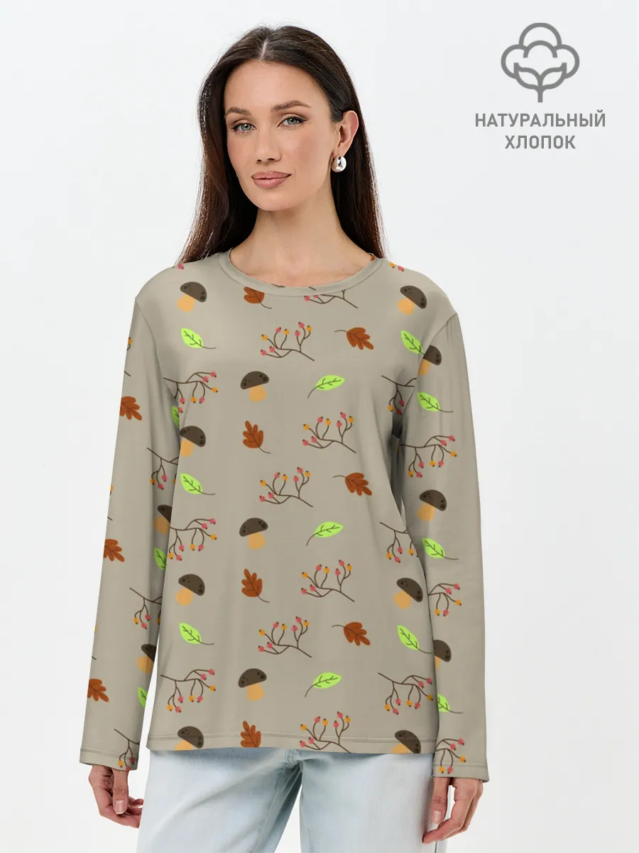 Лонгслив женский. Хлопок / AUTUMN MOOD