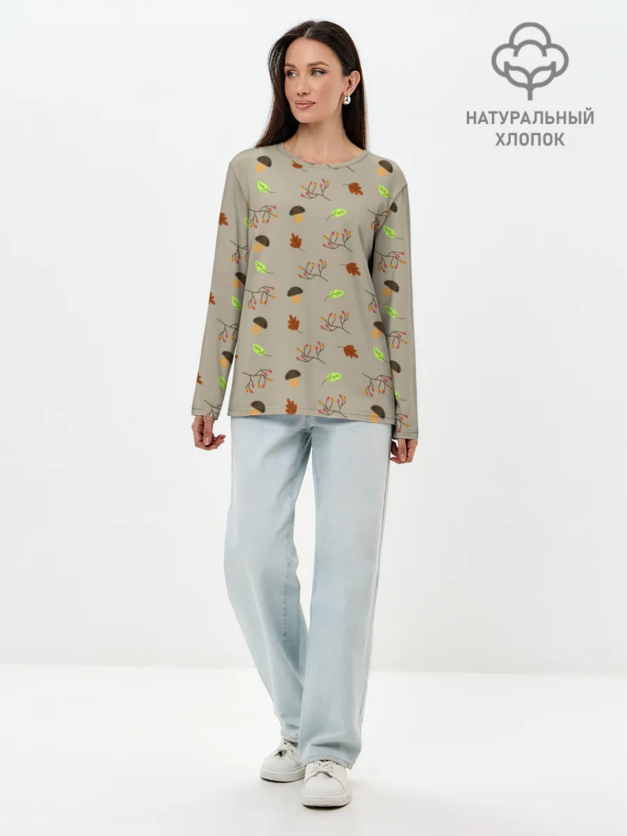 Лонгслив женский. Хлопок / AUTUMN MOOD